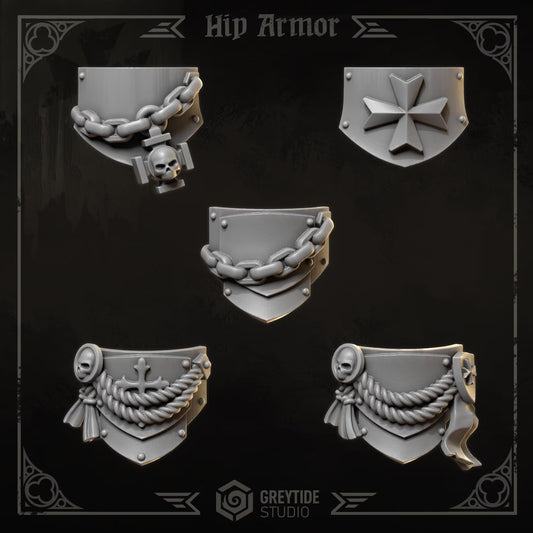 BIG Hip Armour | Set of 10 Pieces | GreyTide Studio - Eternal Crusaders