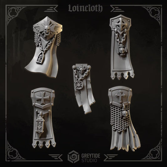 BIG Loincloths | Set of 5 Pieces | GreyTide Studio - Eternal Crusaders