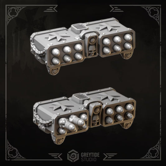 BIG Missile Launcher | Set of 2 Pieces | GreyTide Studio - Eternal Crusaders
