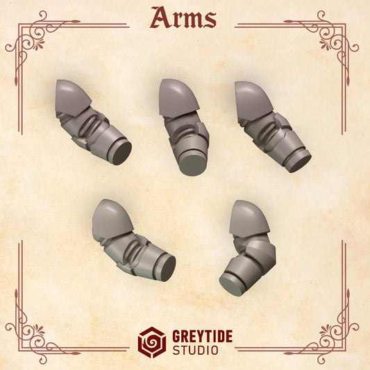 Arms | Set of 10 Pieces | GreyTide Studio - Crimson Lords