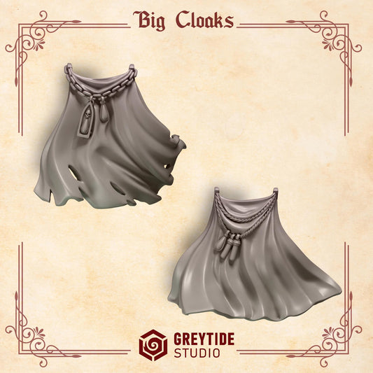 BIG Cloaks | Set of 5 Pieces | GreyTide Studio - Crimson Lords
