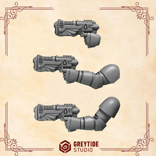 Plasma Pistols | Set of 5 Pieces | GreyTide Studio - Crimson Lords