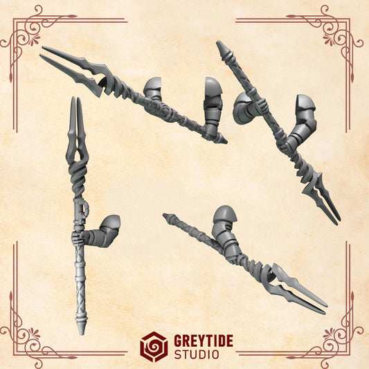 Spears #3 | Set of 5 Pieces | GreyTide Studio - Crimson Lords