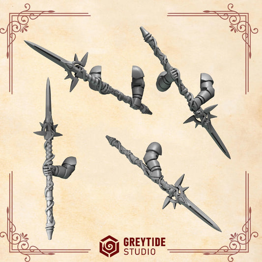 Spears #4 | Set of 5 Pieces | GreyTide Studio - Crimson Lords