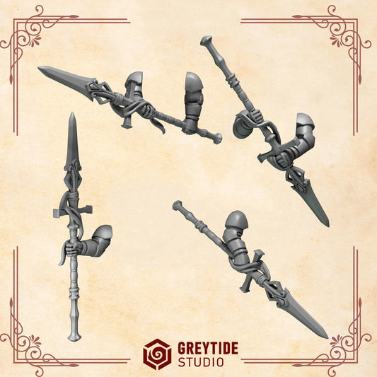 Spears #6 | Set of 5 Pieces | GreyTide Studio - Crimson Lords