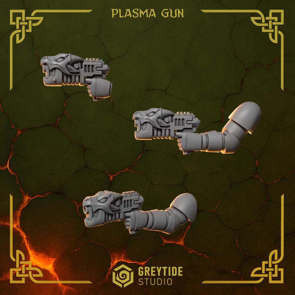 Plasma Pistols | Set of 5 Pieces | GreyTide Studio - Anvil Wardens