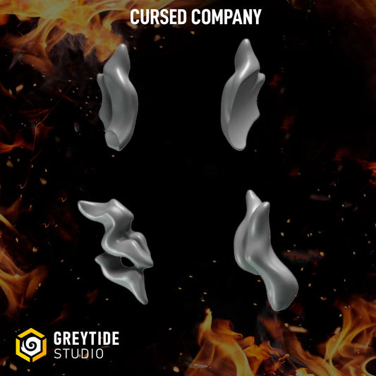 Leg Fire | Set of 20 Pieces | GreyTide Studio - Cursed Company