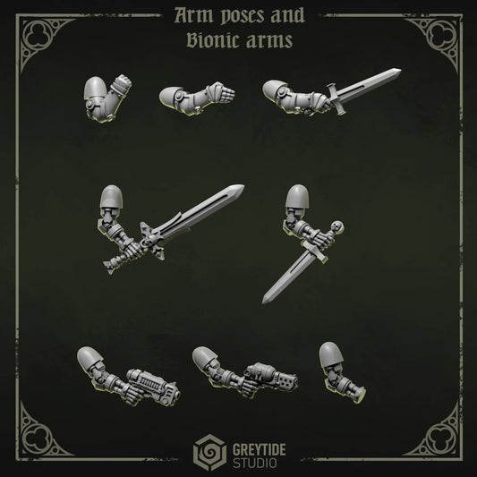 Bionic Arms | Set of 8 Pieces | GreyTide Studio - Eternal Pilgrims