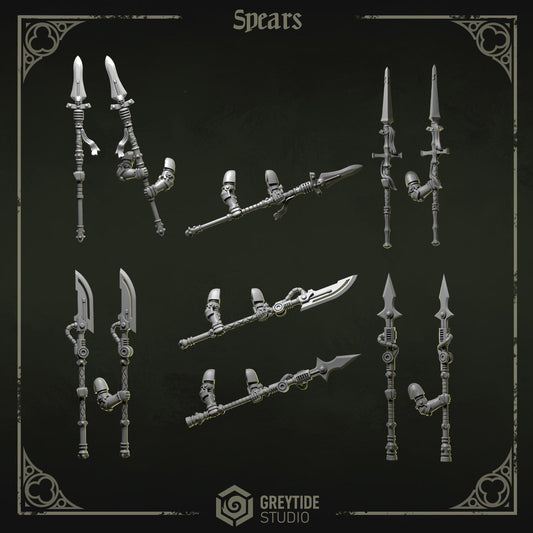 Spears | Set of 5 or 11 Pieces | GreyTide Studio - Eternal Pilgrims