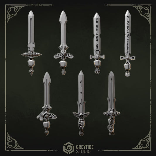 Swords | Set of 7 Pieces | GreyTide Studio - Eternal Pilgrims