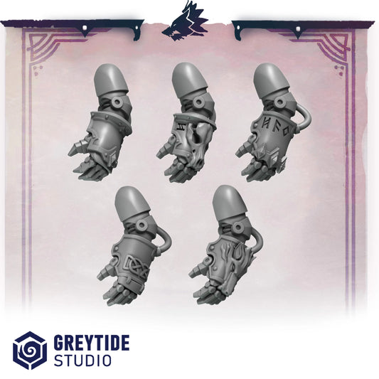 Fists #1 | Set of 5 Pieces | GreyTide Studio - Primal Hounds