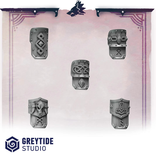 Greaves | Set of 20 Pieces | GreyTide Studio - Primal Hounds