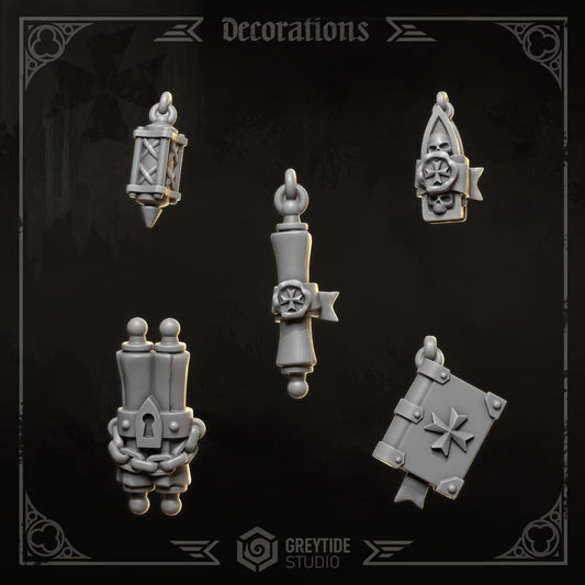 Decorations | Set of 20 Pieces | GreyTide Studio - Eternal Crusaders