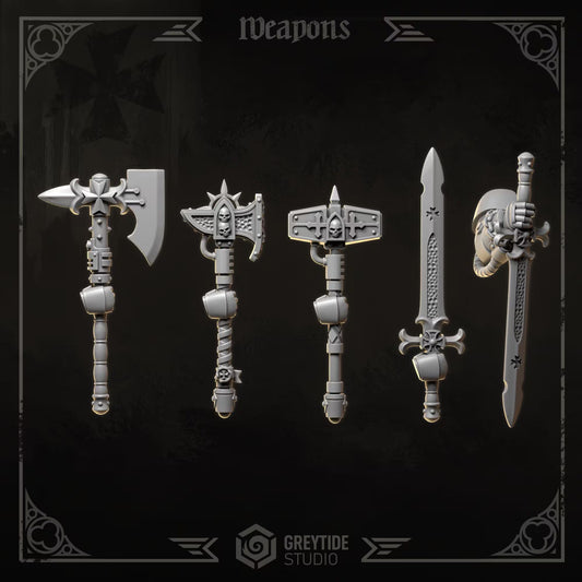BIG Weapons | Set of 5 Pieces | GreyTide Studio - Eternal Crusaders