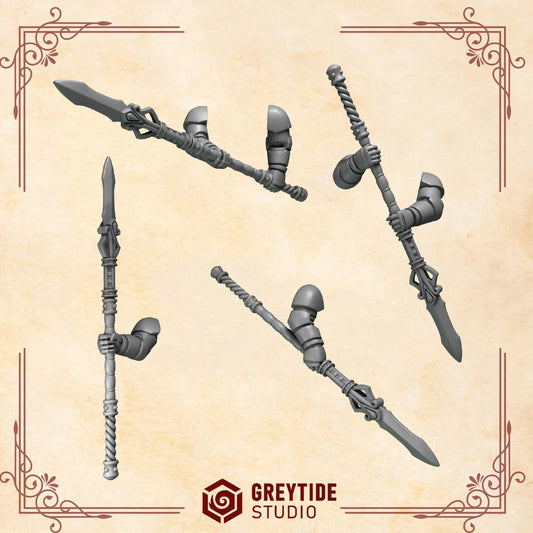 Spears #5 | Set of 5 Pieces | GreyTide Studio - Crimson Lords