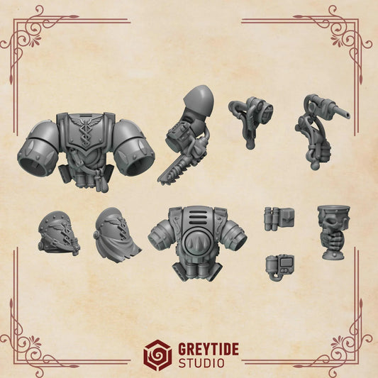 Field Medic Upgrade Kit | Set of 10 Pieces | GreyTide Studio - Crimson Lords