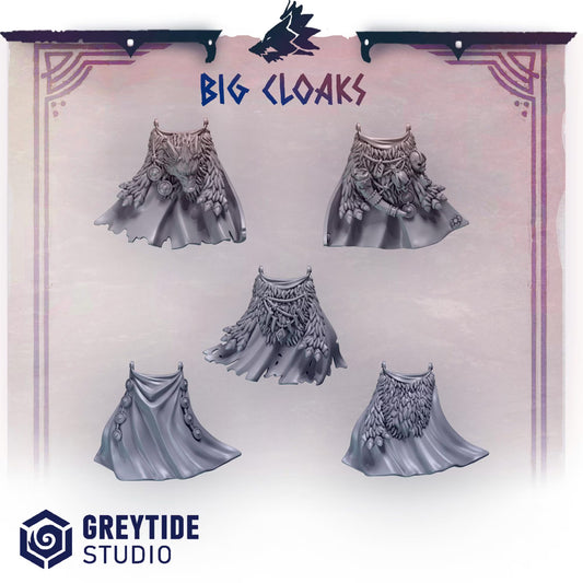 BIG Cloaks | Set of 5 Pieces | GreyTide Studio - Primal Hounds