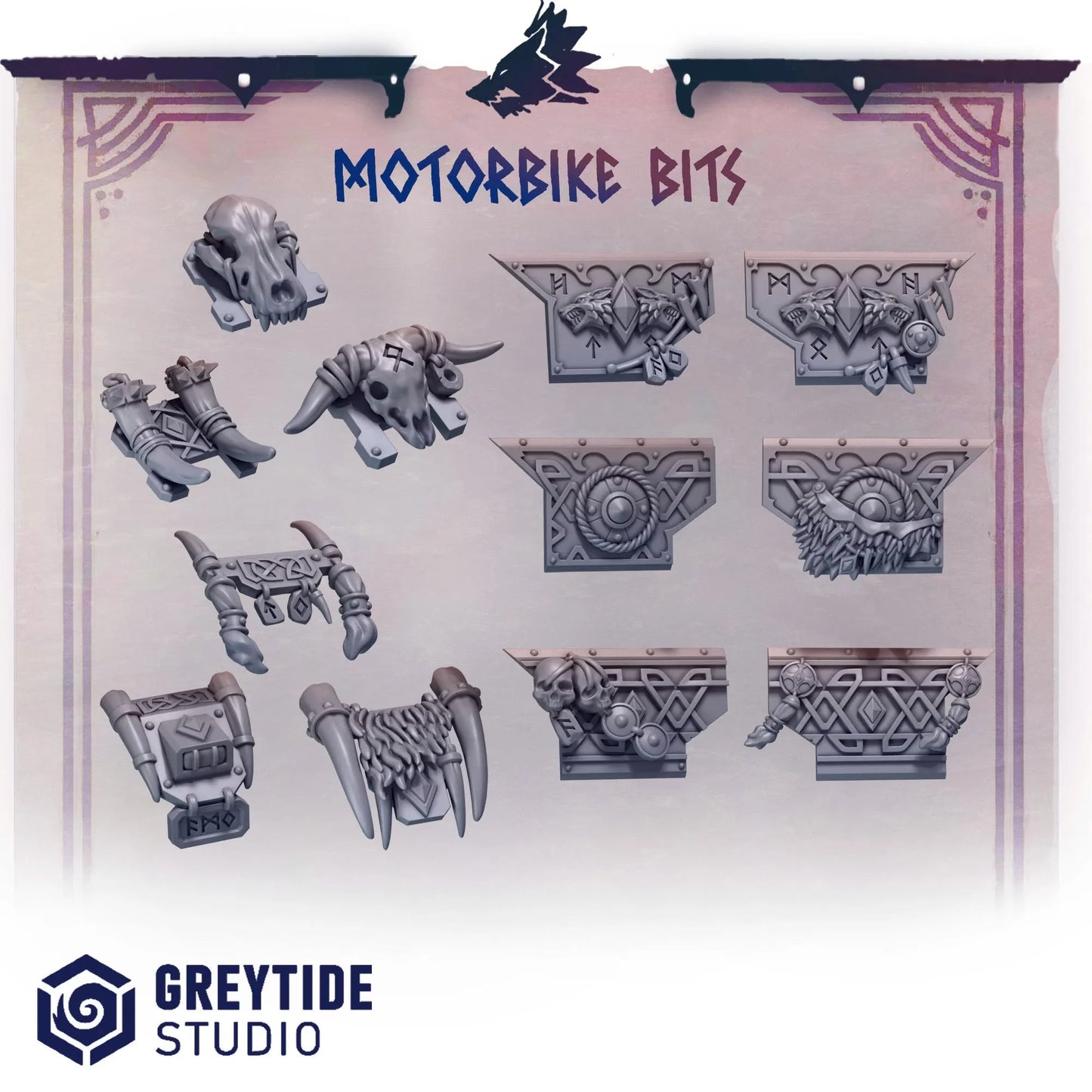 Motorbike Parts | GreyTide Studio - Primal Hounds