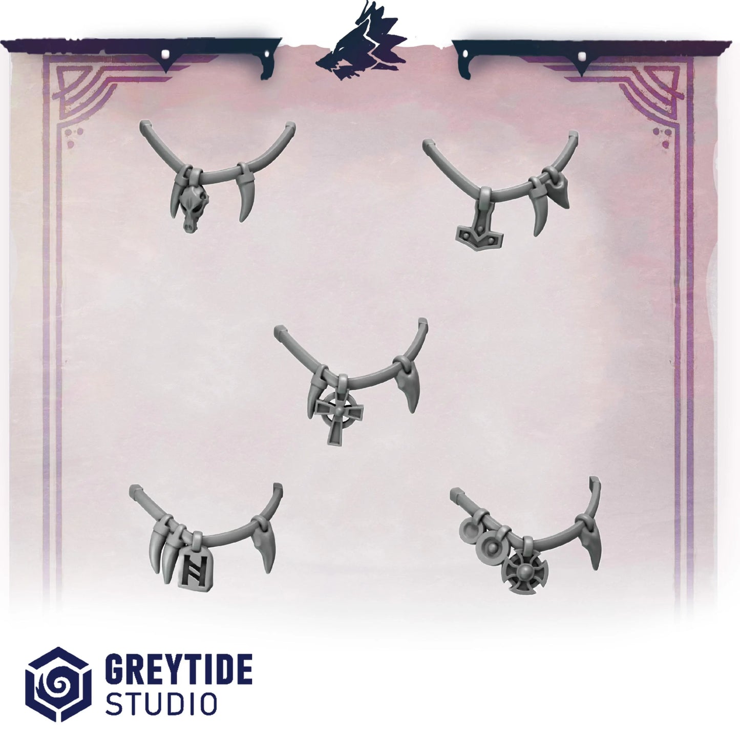 Necklaces | Set of 10 Pieces | GreyTide Studio - Primal Hounds