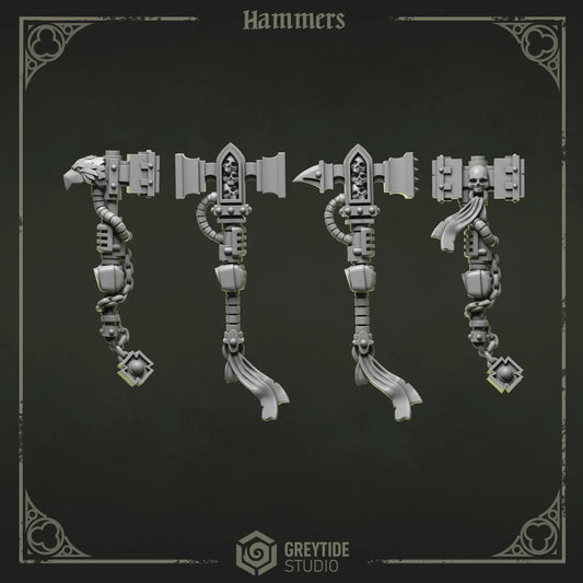Hammers | Set of 5 Pieces | GreyTide Studio - Eternal Pilgrims