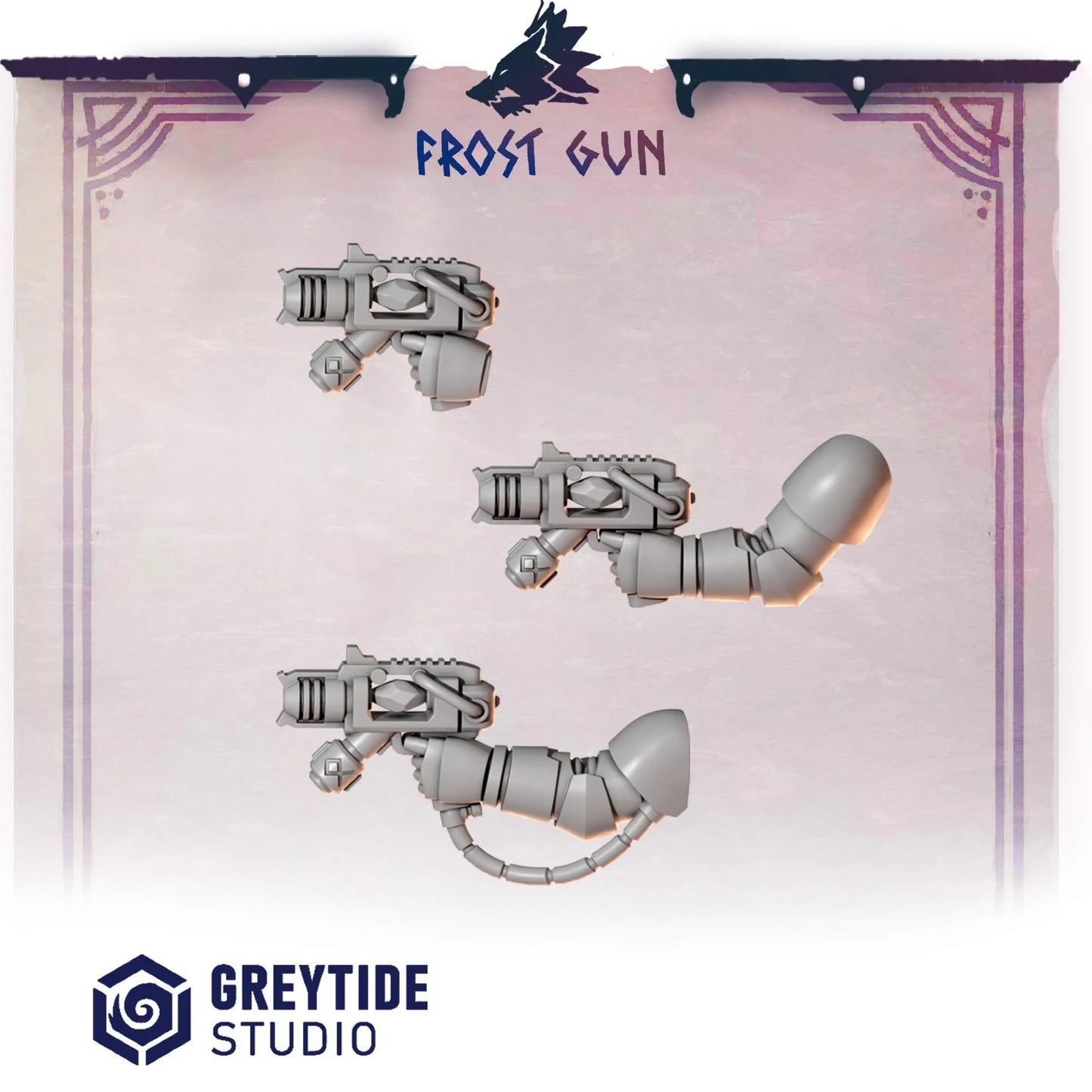 Frost Pistols | Set of 5 Pieces | GreyTide Studio - Primal Hounds