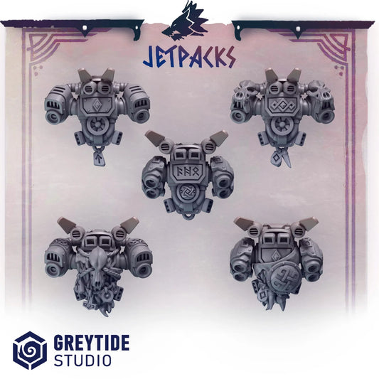 Jetpacks | Set of 5 Pieces | GreyTide Studio - Primal Hounds