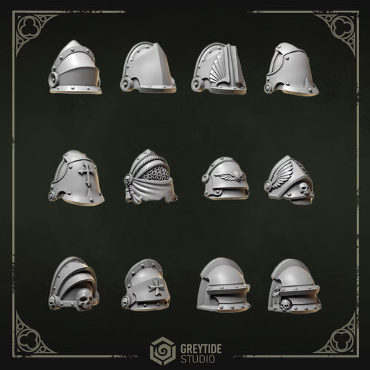 Shoulder Pads #3 | Set of 12 Pieces | GreyTide Studio - Eternal Pilgrims