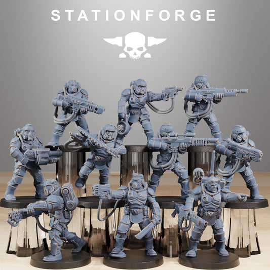 Vaskar Commandos | Set of 10 Minis | StationForge